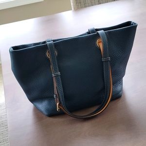 Dooney and Bourke Medium size Teal Leather Tote